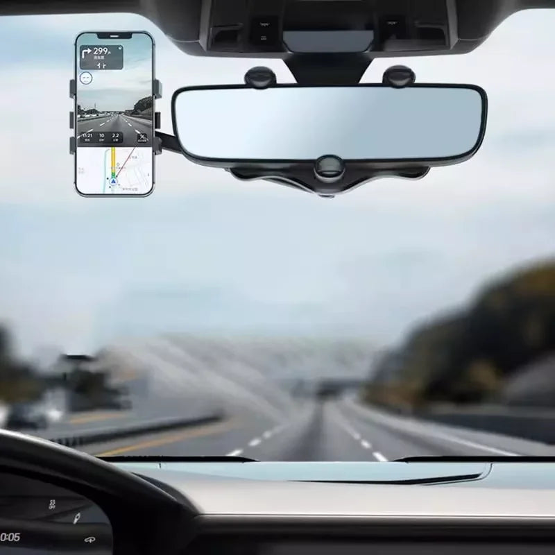 Suporte Universal para Celular no Espelho Retrovisor do Carro