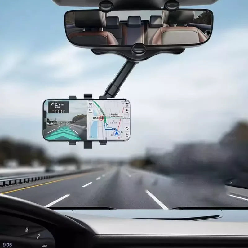 Suporte Universal para Celular no Espelho Retrovisor do Carro