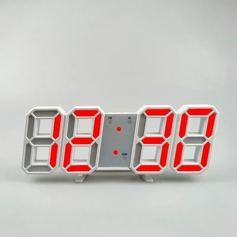 Relógio de Parede Digital LED 3D