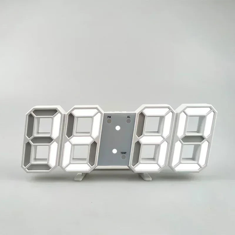 Relógio de Parede Digital LED 3D