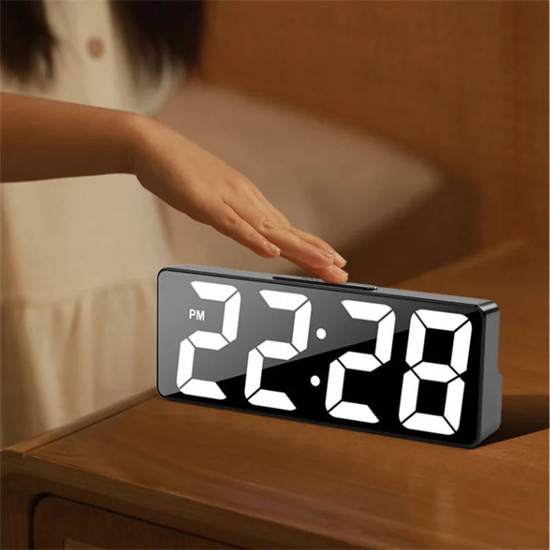 Relógio de Parede Digital LED 3D