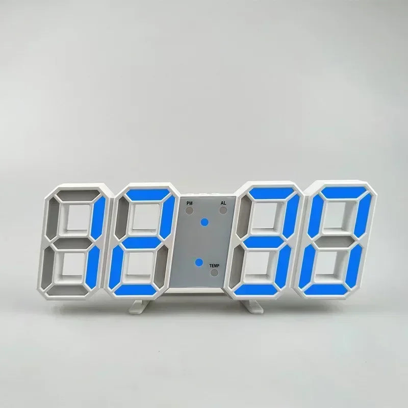 Relógio de Parede Digital LED 3D