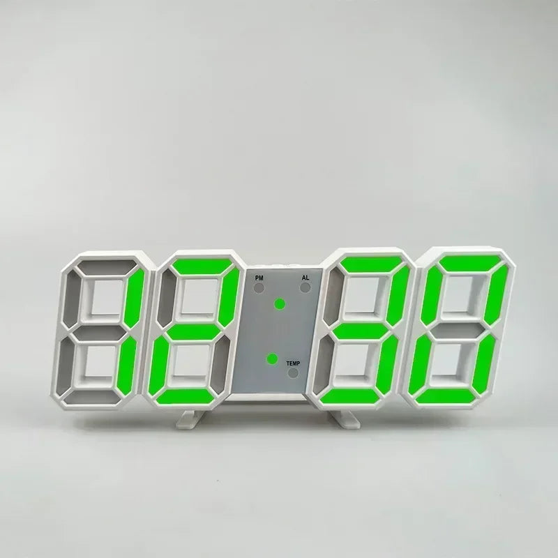 Relógio de Parede Digital LED 3D