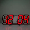 Relógio de Parede Digital LED 3D
