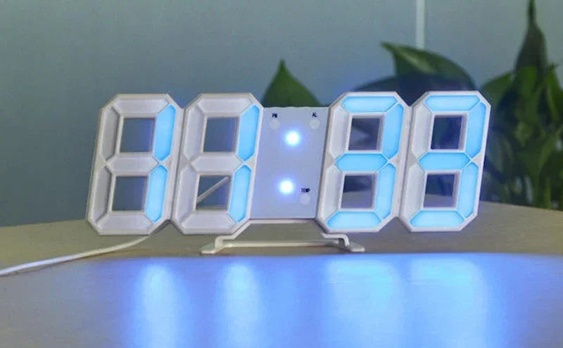 Relógio de Parede Digital LED 3D