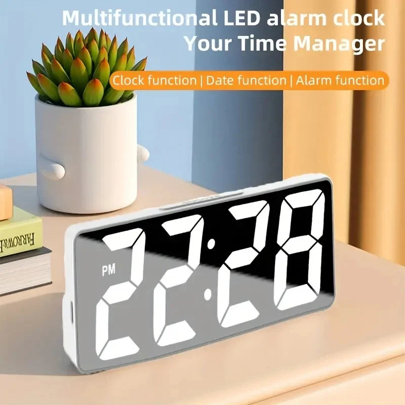 Relógio de Parede Digital LED 3D