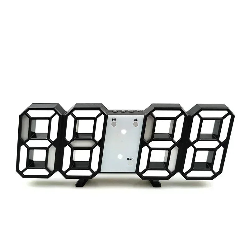 Relógio de Parede Digital LED 3D
